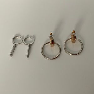 Set of 2 Hoop Earrings